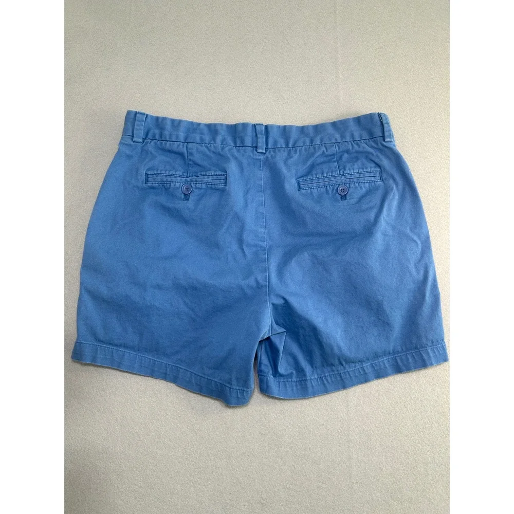 Vineyard‎ Vines Breaker Shorts Mens 34 Blue Cotton Blend Stretch Chino Casual